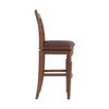 Alaterre Furniture Napa Bar Height Stool with Back, Mahogany ANNA02PDC